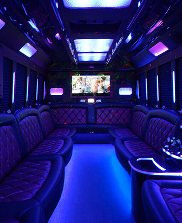 party bus interior